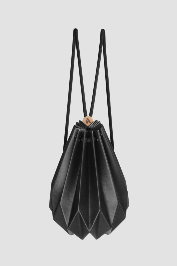 摺紙皮包，素食皮革，輕量化設定，origami leather bag， DIAMOND， vegan leather , light weight